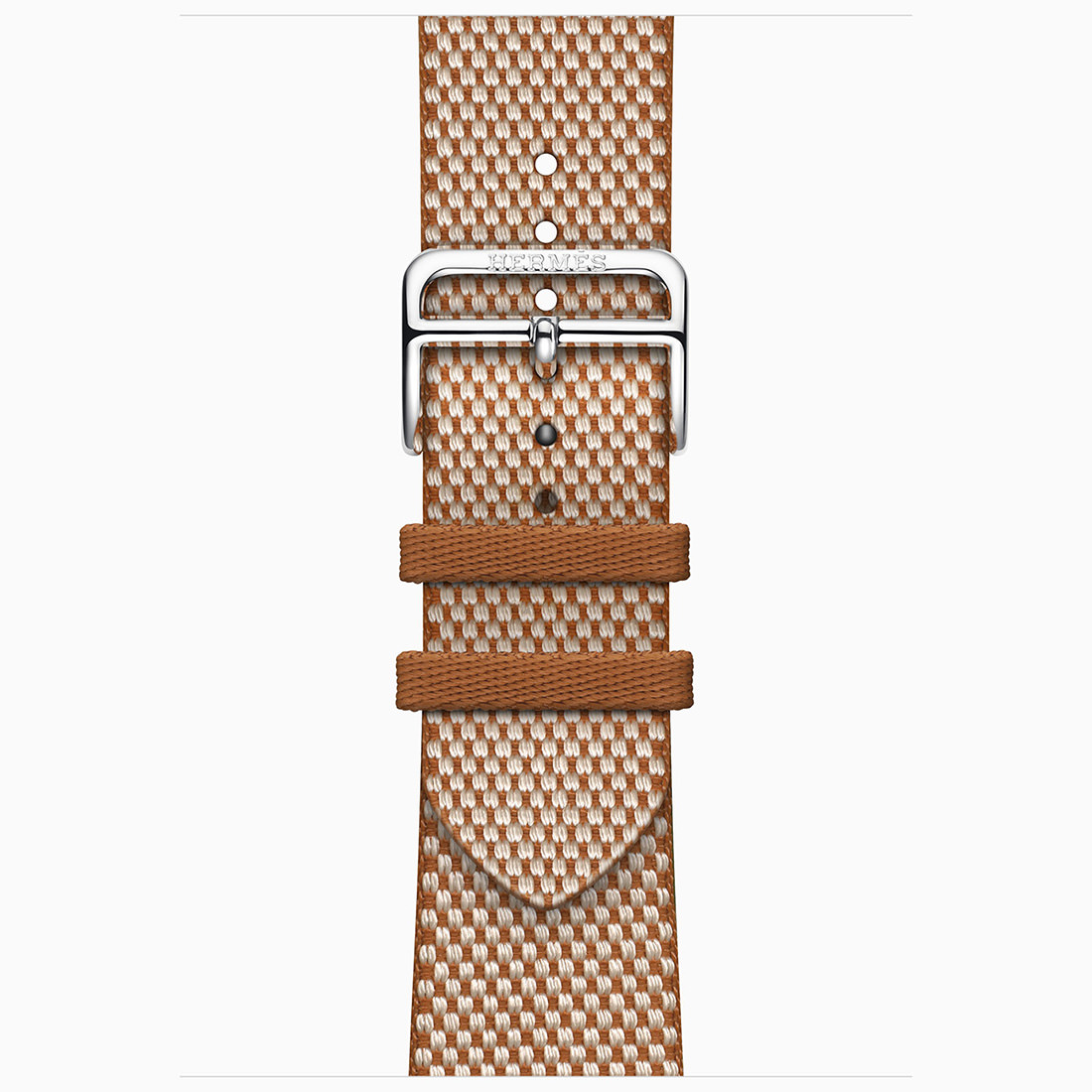 Apple Watch Hermès Series 11, silver titanium case with Hermès Toile H Single Tour strap (Issue 1) 3