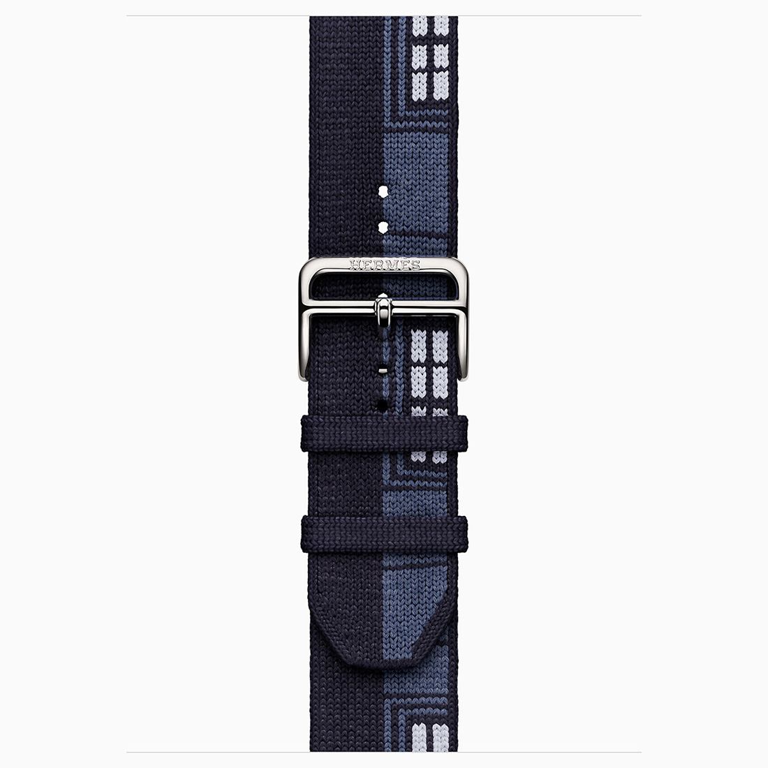 Apple Watch Hermès Series 11, silver titanium case with Hermès Faubourg Party strap (Issue 1) 3