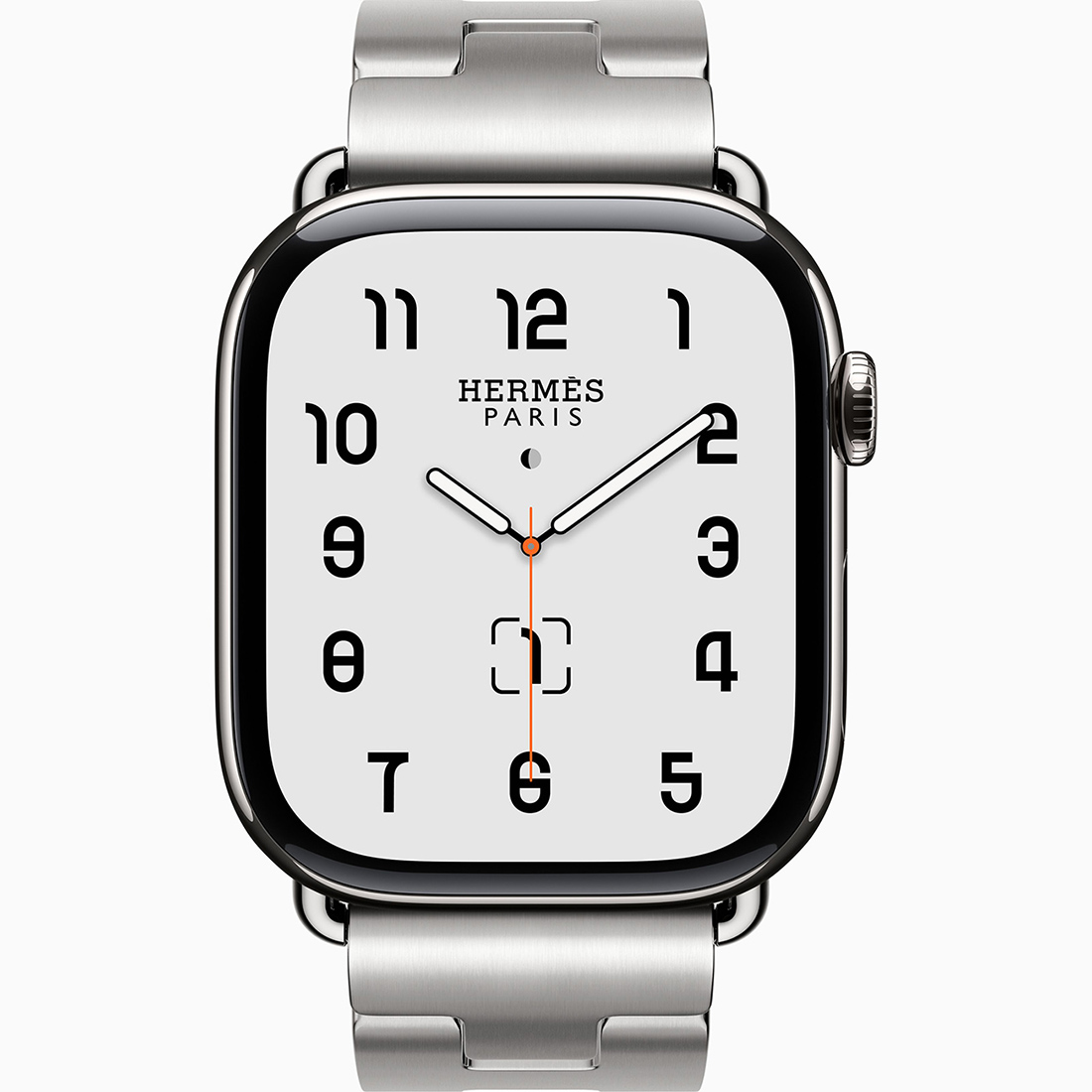 Apple Watch Hermès Series 11, silver titanium case, with Hermès Grand H strap (Issue 1) 1