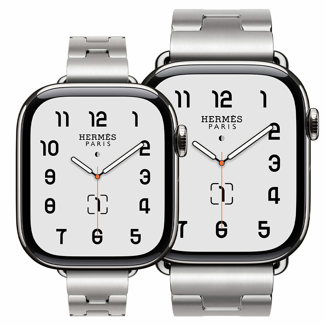 Apple Watch Hermès Series 11, silver titanium case, with Hermès Grand H strap (Issue 1) 5
