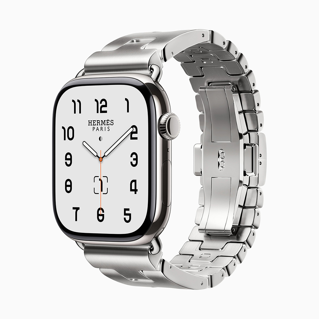 Apple Watch Hermès Series 11, silver titanium case, with Hermès Grand H strap (Issue 1) 2