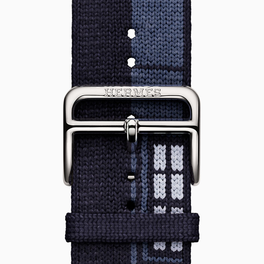 Apple Watch Hermès Series 11, silver titanium case with Hermès Faubourg Party strap (Issue 1) 5