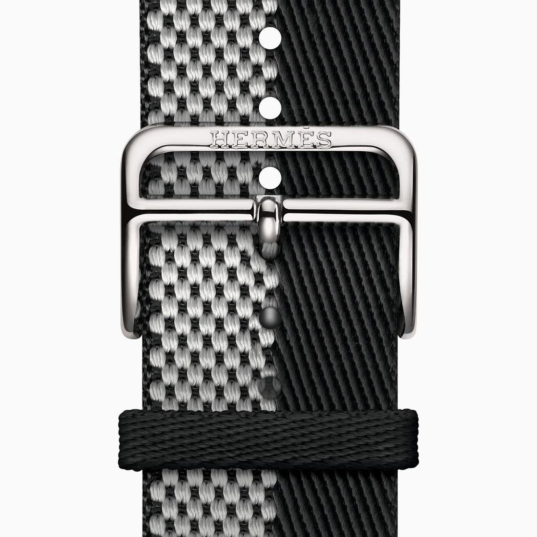 Apple Watch Hermès Series 11, silver titanium case with Hermès Toile H Double Jeu strap (Issue 1) 4