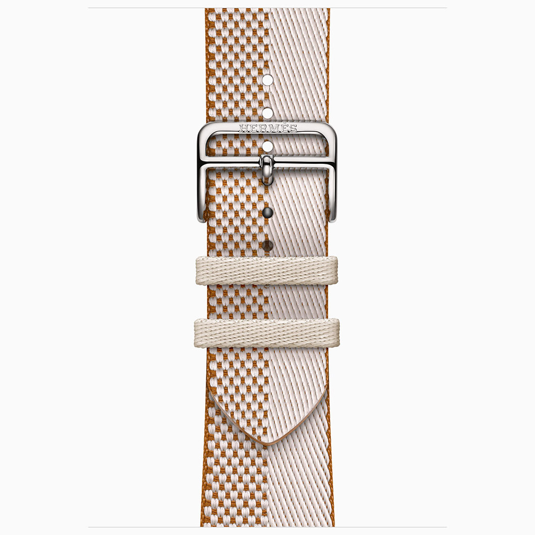 Apple Watch Hermès Series 11, silver titanium case with Hermès Toile H Double Jeu strap (Issue 1) 7