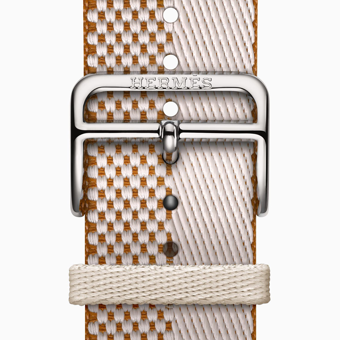 Apple Watch Hermès Series 11, silver titanium case with Hermès Toile H Double Jeu strap (Issue 1) 8